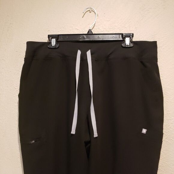 Figs Scrub Pants Men Size 2XL Black Heavy Duty Waistband Joggers Tech Collection - Picture 13 of 13